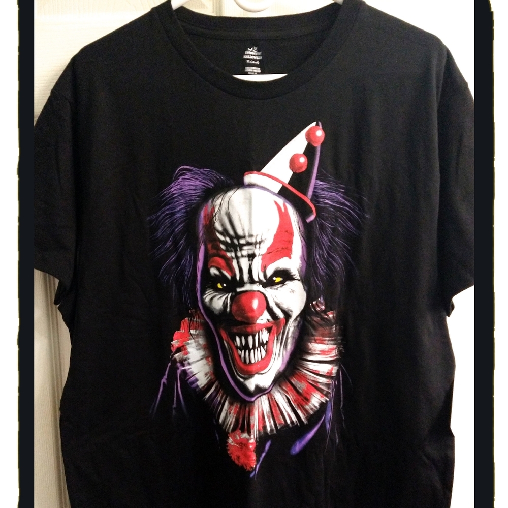☠️ Scary Clown ☠️ Mens GraphicTee - XL (46 - 48) *NWT*